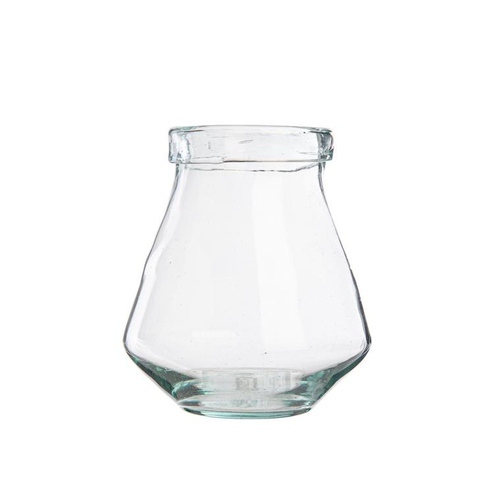 Visuel 1 du produit Vase en verre recyclé transparent Jive - Ø 12,5 cm