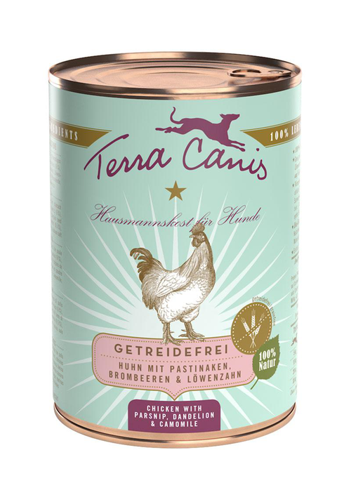 Visuel 1 du produit Aliment complet pour chien sans céréales Terra Canis poulet – 400 g