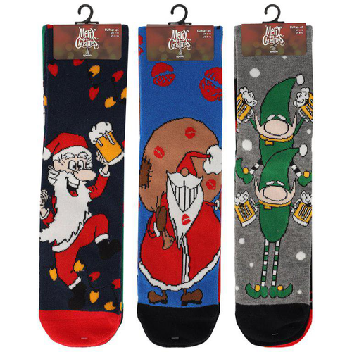 Visuel 1 du produit Chaussettes de Noël fantaisie pour homme Apollo - 41/46