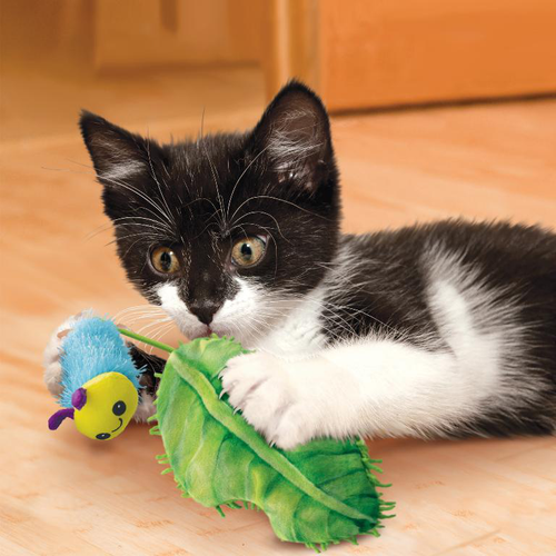 Visuel 3 du produit Jouet pour chat flingaroo caterpillar coloris vert Kong