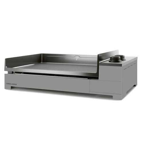 Visuel 1 du produit Plancha Premium électrique 60 coloris noir en acier Forge Adour - 75,3 x 44,1 x 24,1 cm