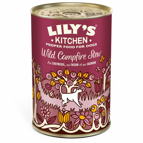 Visuel 1 du produit Aliment humide pour chien au chevreuil, faisan et saumon Lily’s Kitchen - 400 g