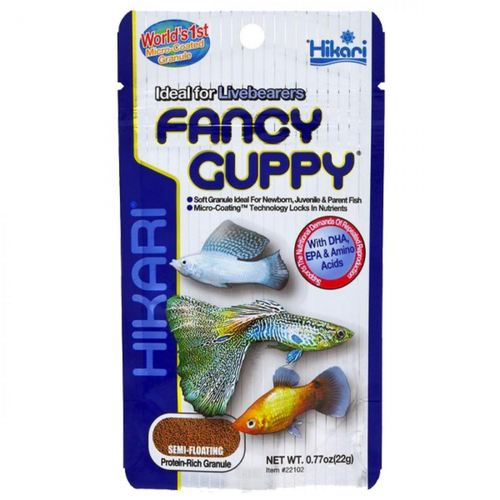 Visuel 1 du produit HIKARI Fancy Guppy - Nourriture pour poissons d'aquarium spécial guppy - 22g