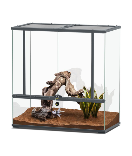 Visuel 1 du produit Terrarium coloris gris anthracite Terratlantis Smartline 88 - 88 x 45 x 90 cm