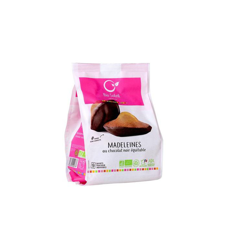 Visuel 1 du produit Madeleines au chocolat noir Bio Soleil - 200 g