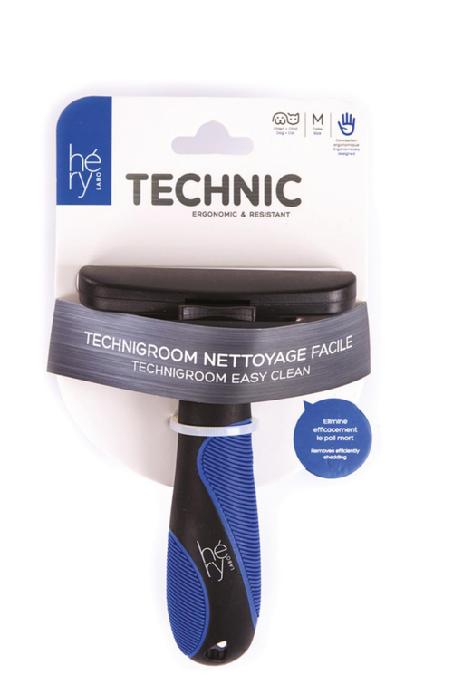 Visuel 1 du produit Brosse pour chien coloris multicolore Technigroom nettoyage facile Héry - Taille M