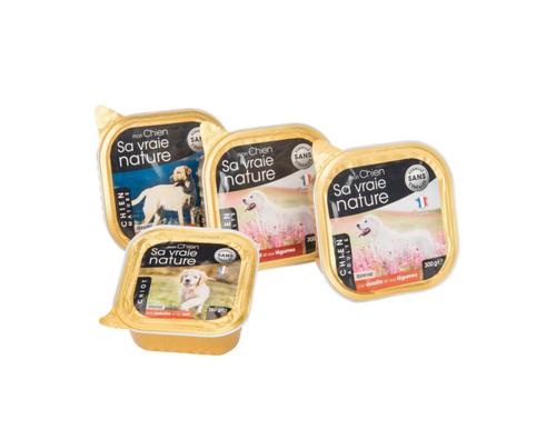 Visuel 4 du produit Aliment humide complet pour le chien adulte à la volaille et aux légumes Sa vraie nature - 300 g