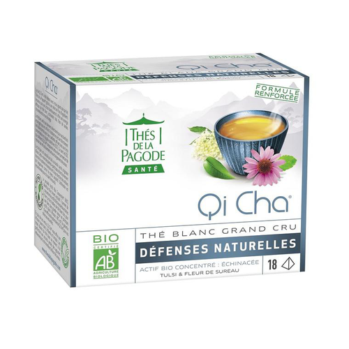 Visuel 1 du produit Thé blanc Qi Cha bio - 18 sachets