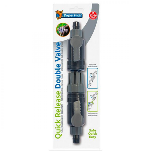 Visuel 1 du produit Robinet double raccord rapide en métal 12/16 mm - SUPERFISH