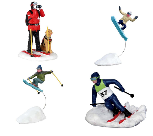 Visuel 1 du produit Figurine pour village de Noël Lemax Vail village Skieur
