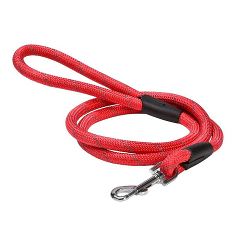 Visuel 1 du produit Laisse pour chien coloris rouge en nylon rond Bobby Walk – Taille unique