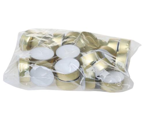 Visuel 1 du produit Sachet de 25 bougies chauffe-plat blanches - les 25 pièces
