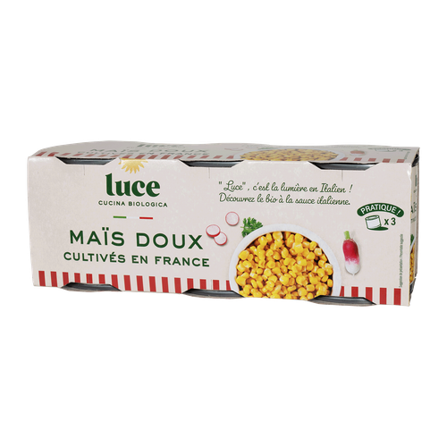 Visuel 4 du produit Maïs doux bio Luce - 3 x 150 g