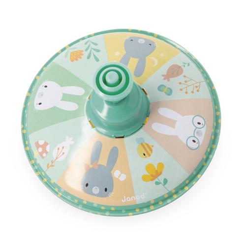 Visuel 4 du produit Toupie métal à motif lapins Janod