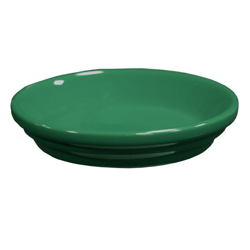 Visuel 1 du produit Soucoupe de pot en terre cuite émaillée vert forest Decolines - Ø 24 cm