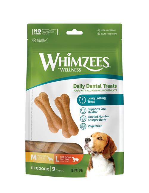 Visuel 1 du produit Friandise pour chien en sachet Whimzees Ricebone