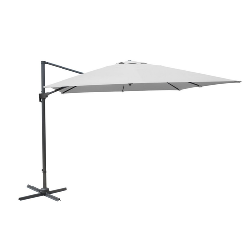 Visuel 1 du produit Parasol déporté inclinable et rotatif couleur écru Proloisirs - 3 x 4 m