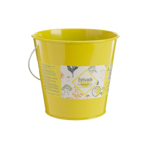 Visuel 2 du produit Bougie citronnelle seau Estivade coloris multicolore en cire Denis & Fils - 260 g
