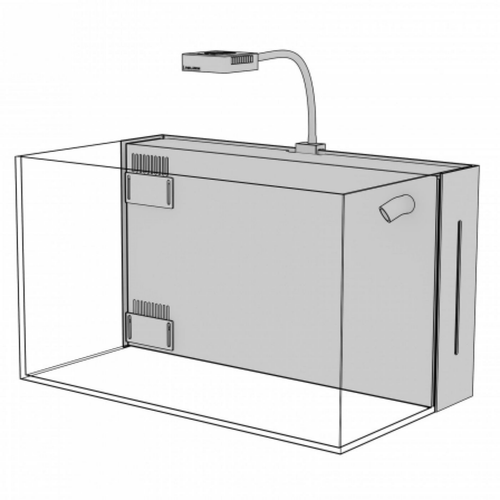 Visuel 1 du produit Aquarium yasha de 70L, robuste et élégant - AQUA MEDIC - Modèle Yasha