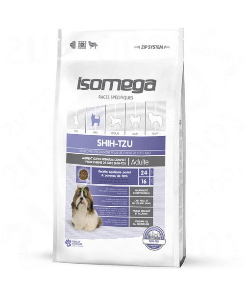 Visuel 1 du produit Croquette pour chien adulte Shihtzu au poulet Isomega - 1,5 kg