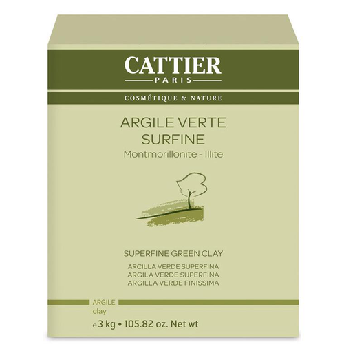 Visuel 1 du produit Argile verte surfine Cattier en pot de 3 kg