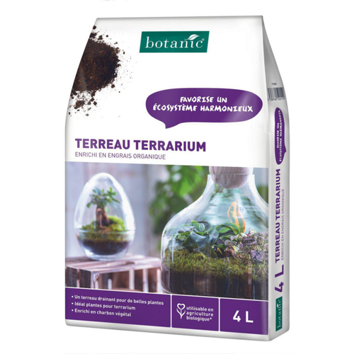 Visuel 1 du produit Terreau pour terrarium en sac botanic® - 4 L