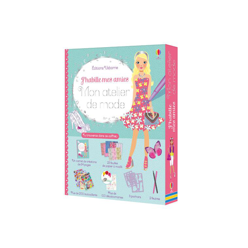 Visuel 1 du produit Livre J'habille mes amies "Mon atelier de mode", Ed USBORNE