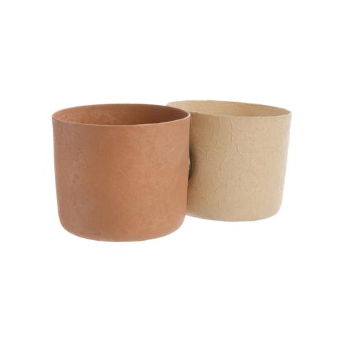 Visuel 2 du produit Cache-pot beige aimanté Baby - Ø 7,5 x H 6,5 cm