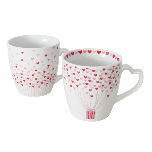 Visuel 1 du produit Mug jumbo en porcelaine multicolore Sherine - Ø 10 x H 10,5 cm