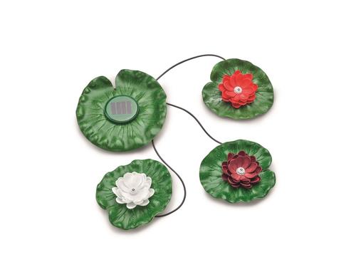 Visuel 1 du produit Kit d’éclairage Pontec PondoSolar Lily LED 3 spots