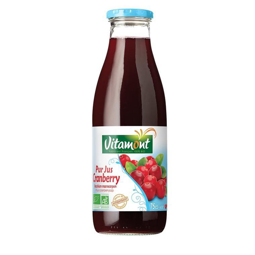 Visuel 1 du produit Pur Jus de Cranberry Bio bouteille 75 cl