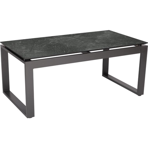 Visuel 1 du produit Table basse coloris anthracite/ Slate en aluminium Stern - 110,5 x 60 x 45 cm