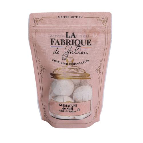 Visuel 1 du produit Sachet de guimauves de Noël au miel et aux 5 épices La Fabrique de Julien - 100 g