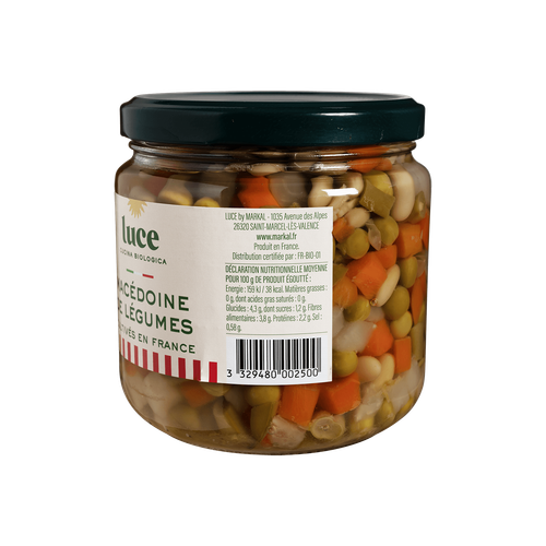 Visuel 2 du produit Macédoine de légumes bio Luce - 400 g