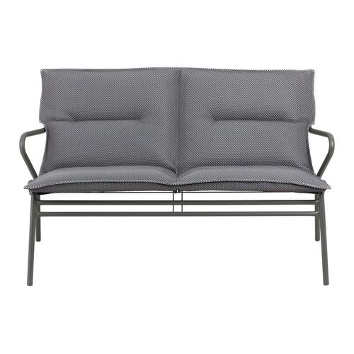 Visuel 3 du produit Canapé d'extérieur en aluminium coloris gris Vence BeComfort Lafuma - 123 x 69 x 70 cm