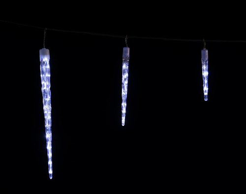 Visuel 3 du produit Guirlande lumineuse LED à lumière animée blanc sur secteur - 3 m