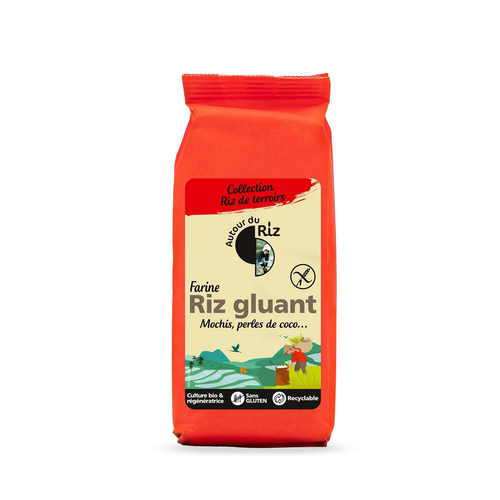 Visuel 1 du produit Farine de riz gluant bio Autour du Riz - 350 g