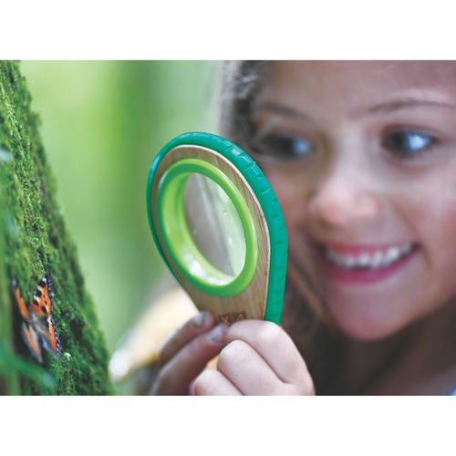 Visuel 4 du produit Kit de détective de la nature en bambou Hape à partir de 5 ans - 15 x 15 x 3,6 cm