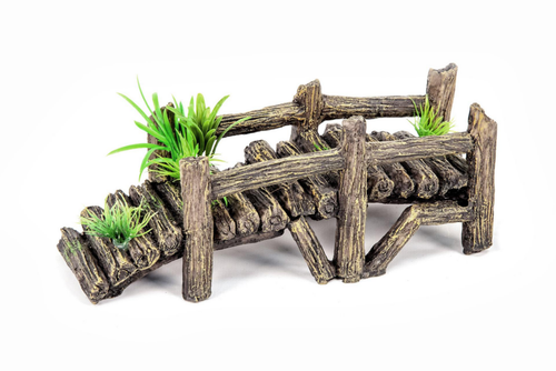 Visuel 1 du produit Décoration pour aquarium coloris multicolore Pont Tronc Aquatlantis - 22 x 11 x 9 cm