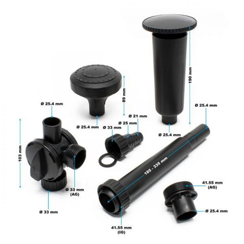 Visuel 1 du produit Ajutage pompe jet d'eau bassin, modèle CUF-5800 - SUNSUN BASSIN