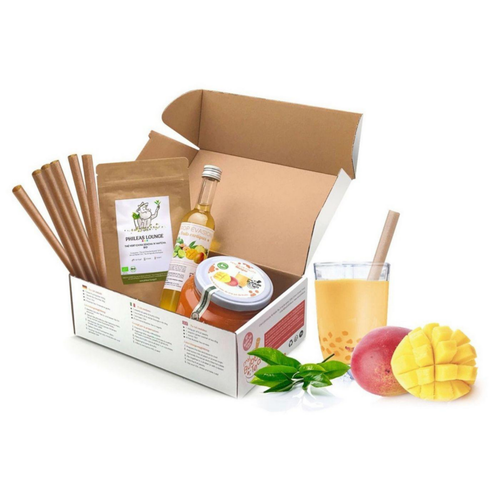 Visuel 1 du produit Kit pour bubble tea saveur mangue My Bubble Tea -  pour 6 bubble tea