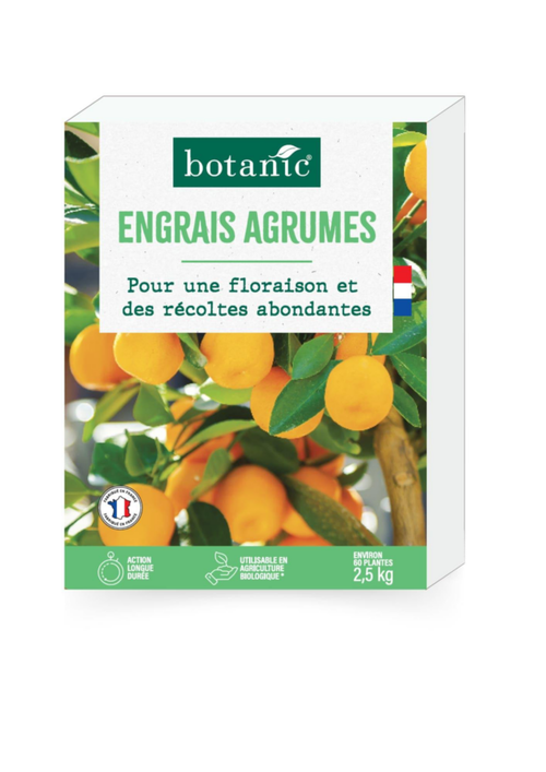Visuel 1 du produit Engrais agrumes en boîte botanic® -  2,5 kg