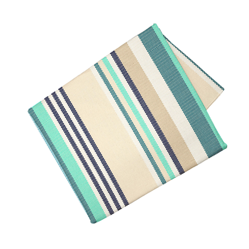 Visuel 1 du produit Nappe décorative enduite coloris multicolore Marina - 150 x 250 cm