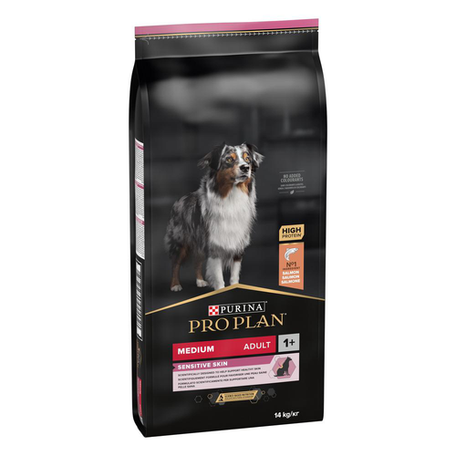 Visuel 1 du produit Croquette pour chien adulte au saumon Sensitive Skin Pro Plan – 14 kg