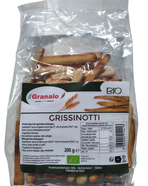 Visuel 1 du produit Mini gressin rubata classique bio Il Granaio - 200 g