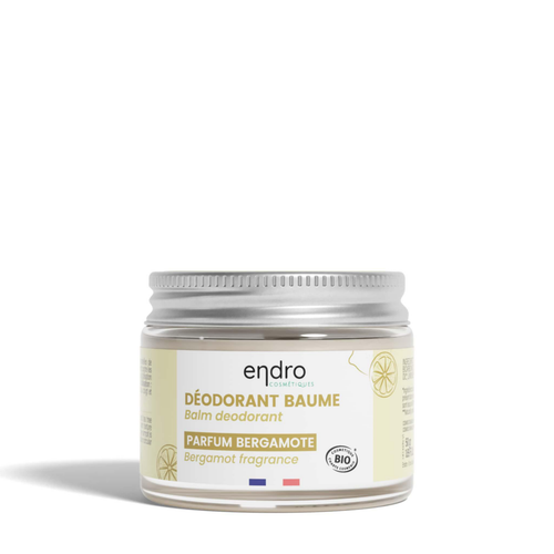 Visuel 1 du produit Déodorant baume bio à la bergamote en pot de verre Endro - 50 g