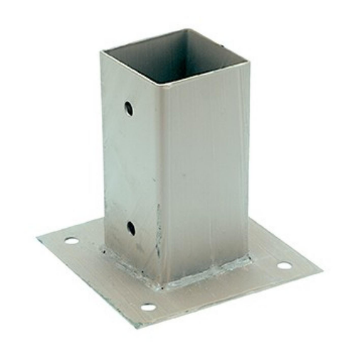 Visuel 1 du produit Pied d'ancrage plein pour sol dur Olg - Pour poteau de 7x7 cm