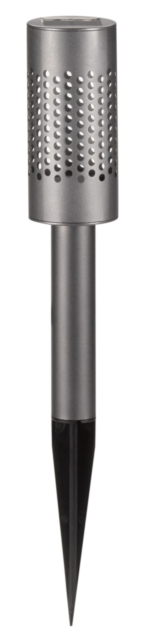 Visuel 1 du produit Balise pour extérieur SolStar coloris gris effet blanc froid en métal Smartgarden - 42 x 6,4 x 5,4 cm