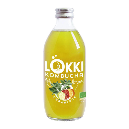 Visuel 1 du produit Infusion Kombucha maté aux agrumes bio Lokki – 33 cl