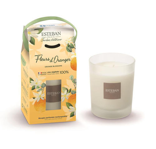 Visuel 1 du produit Bougie parfumée initiale Esteban senteur Fleur d’oranger - 180 g